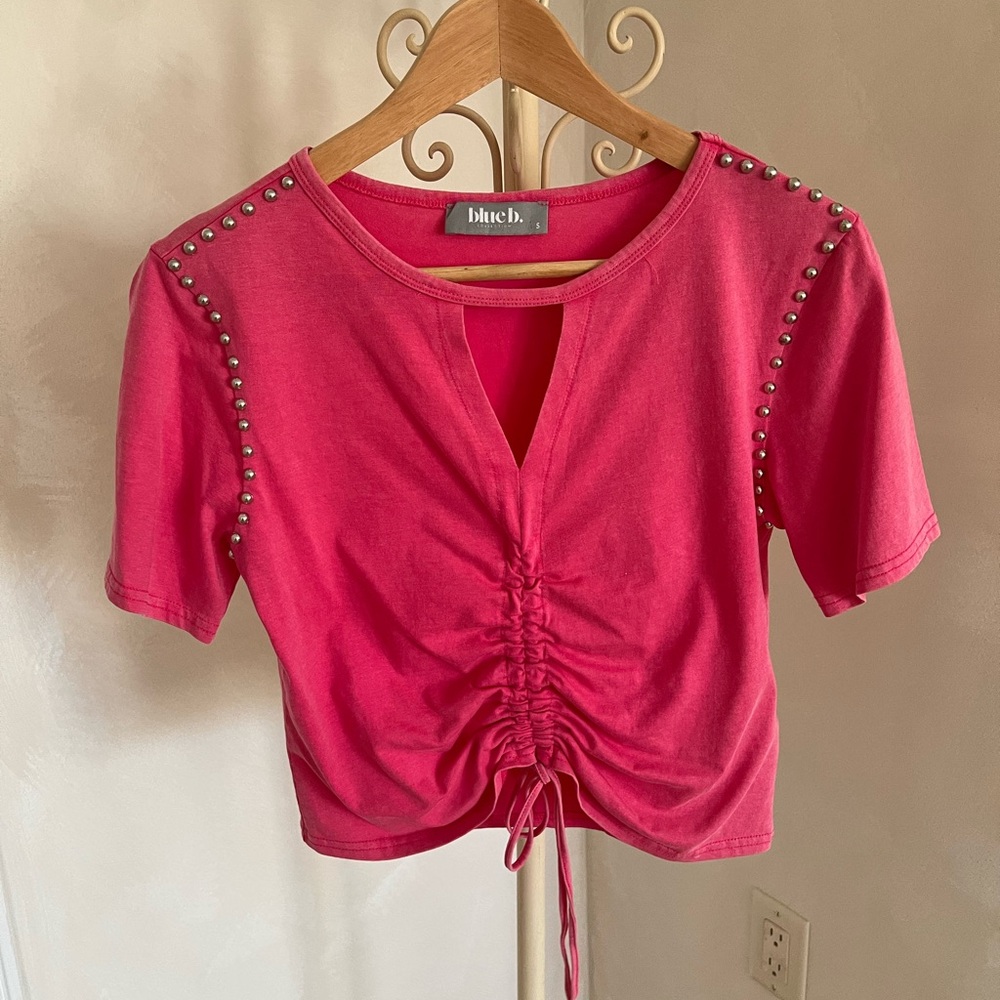 Blueb. Pink top, size S